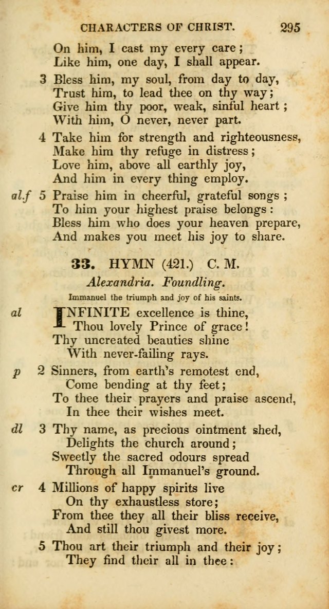 Psalms and Hymns, Adapted to Public Worship: and approved by the General Assembly of the Presbyterian Church in the United States of America: the latter being arranged according to subjects... page 295