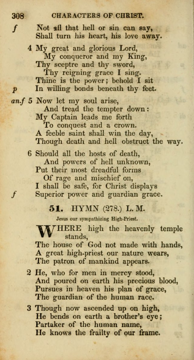 Psalms and Hymns, Adapted to Public Worship: and approved by the General Assembly of the Presbyterian Church in the United States of America: the latter being arranged according to subjects... page 308