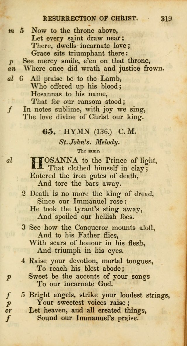 Psalms and Hymns, Adapted to Public Worship: and approved by the General Assembly of the Presbyterian Church in the United States of America: the latter being arranged according to subjects... page 319