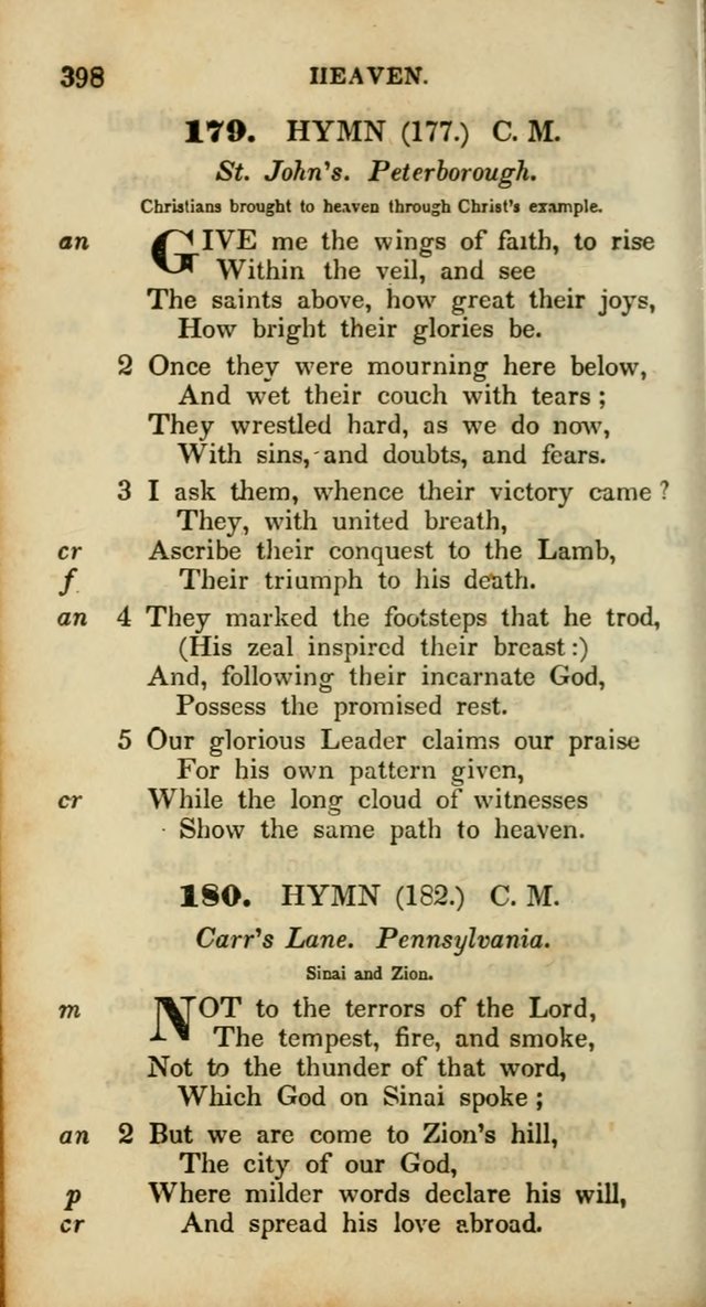 Psalms and Hymns, Adapted to Public Worship: and approved by the General Assembly of the Presbyterian Church in the United States of America: the latter being arranged according to subjects... page 398