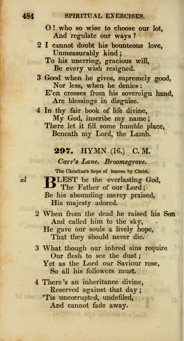 Psalms and Hymns, Adapted to Public Worship: and approved by the General Assembly of the Presbyterian Church in the United States of America: the latter being arranged according to subjects... page 486