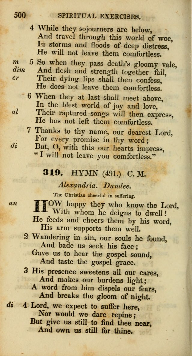 Psalms and Hymns, Adapted to Public Worship: and approved by the General Assembly of the Presbyterian Church in the United States of America: the latter being arranged according to subjects... page 502