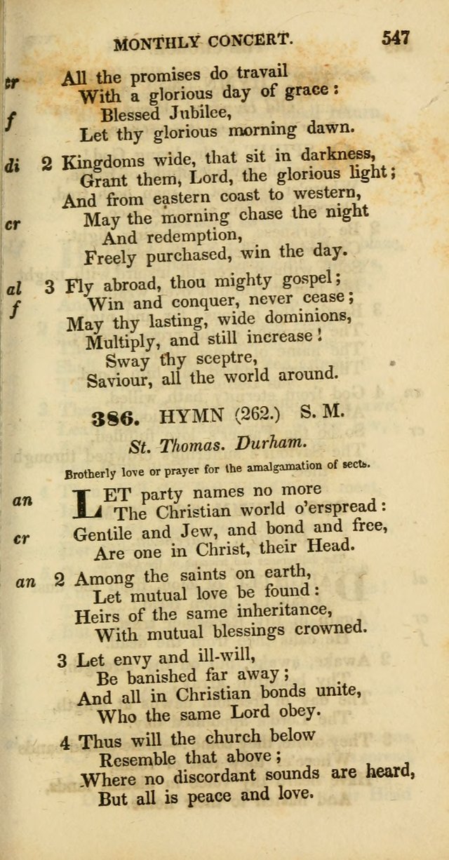 Psalms and Hymns, Adapted to Public Worship: and approved by the General Assembly of the Presbyterian Church in the United States of America: the latter being arranged according to subjects... page 549