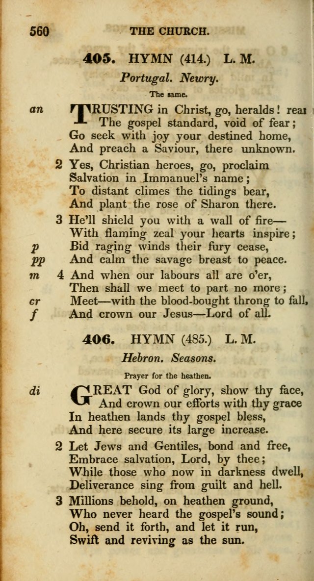 Psalms and Hymns, Adapted to Public Worship: and approved by the General Assembly of the Presbyterian Church in the United States of America: the latter being arranged according to subjects... page 562