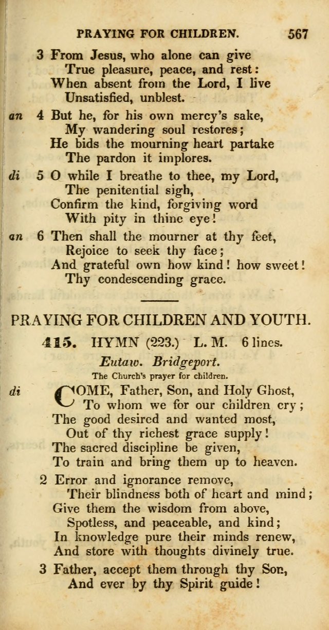 Psalms and Hymns, Adapted to Public Worship: and approved by the General Assembly of the Presbyterian Church in the United States of America: the latter being arranged according to subjects... page 569