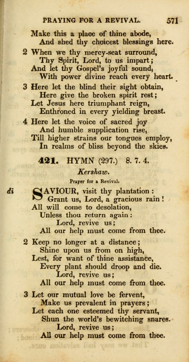Psalms and Hymns, Adapted to Public Worship: and approved by the General Assembly of the Presbyterian Church in the United States of America: the latter being arranged according to subjects... page 573