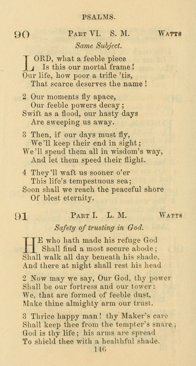 Psalms and Hymns: adapted to social, private and public worship in the Cumberland Presbyterian Chruch page 146