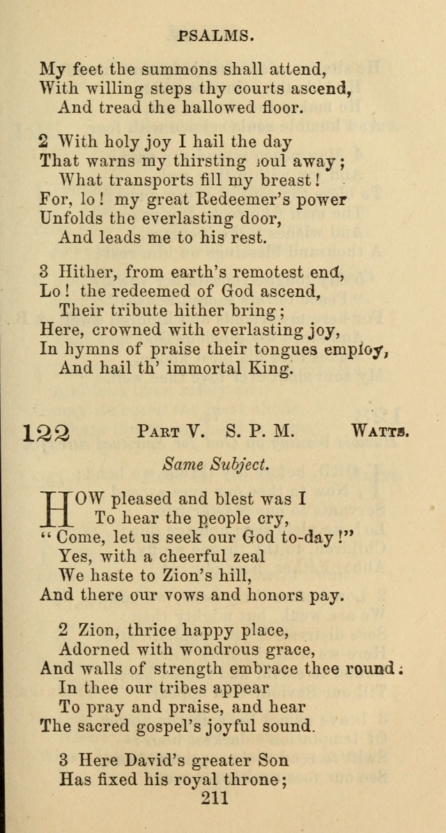 Psalms and Hymns: adapted to social, private and public worship in the Cumberland Presbyterian Chruch page 211