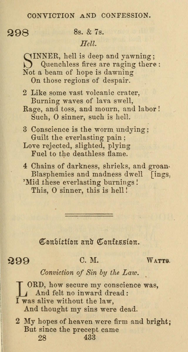 Psalms and Hymns: adapted to social, private and public worship in the Cumberland Presbyterian Chruch page 433