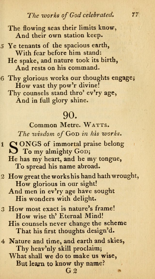 The Philadelphia Hymn Book; or, a selection of sacred poetry, consisting of psalms and hymns from Watts...and others, adapted to public and private devotion page 110