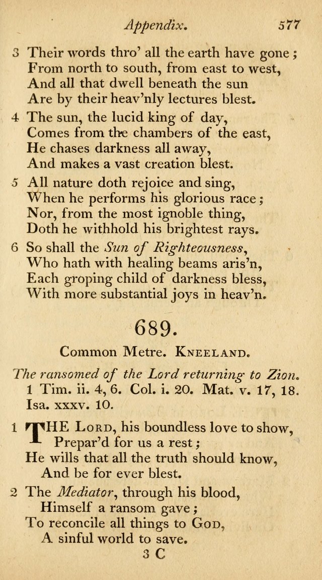 The Philadelphia Hymn Book; or, a selection of sacred poetry, consisting of psalms and hymns from Watts...and others, adapted to public and private devotion page 610