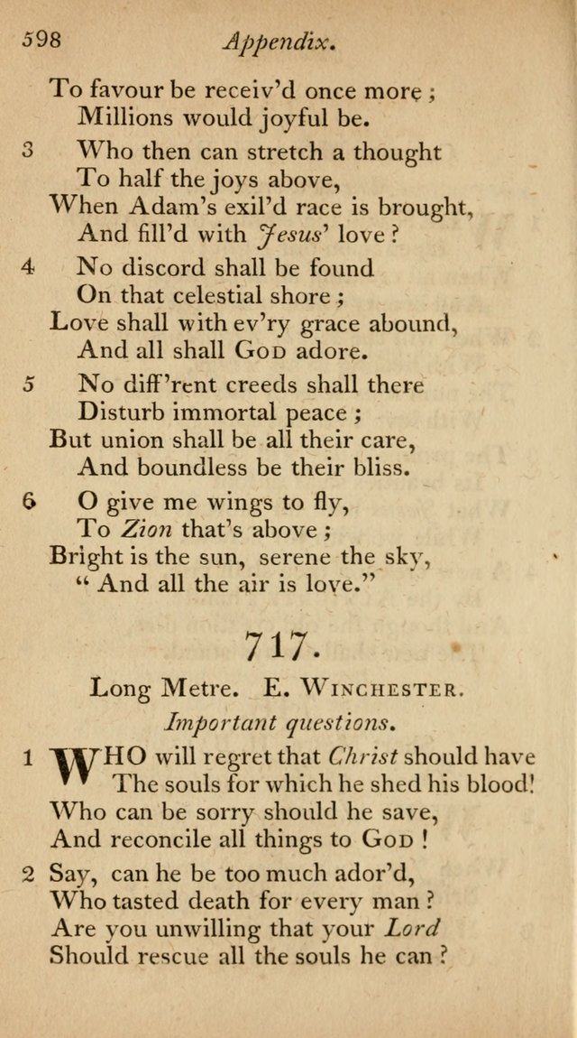 The Philadelphia Hymn Book; or, a selection of sacred poetry, consisting of psalms and hymns from Watts...and others, adapted to public and private devotion page 631