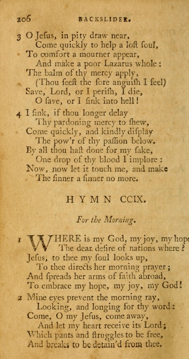 A Pocket hymn book, designed as a constant companion for the pious: collected from various authors page 213