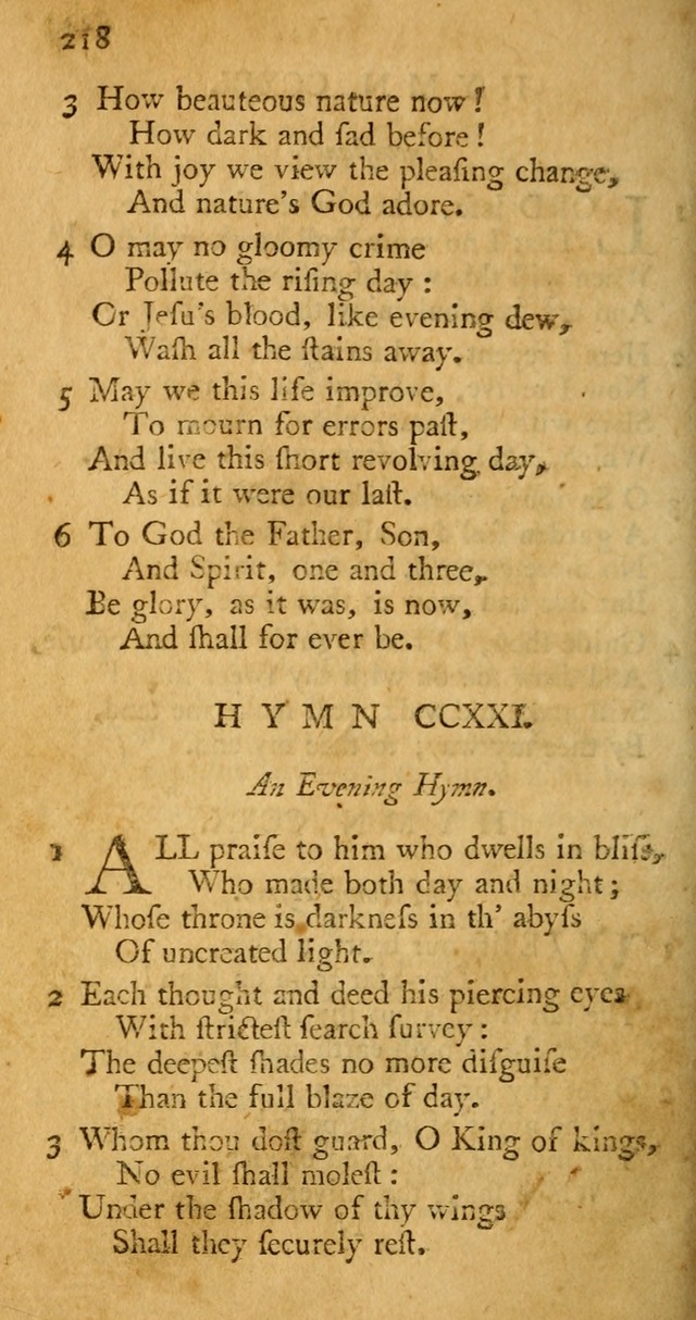 A Pocket hymn book, designed as a constant companion for the pious: collected from various authors page 225