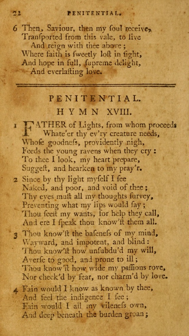 A Pocket hymn book, designed as a constant companion for the pious: collected from various authors page 29