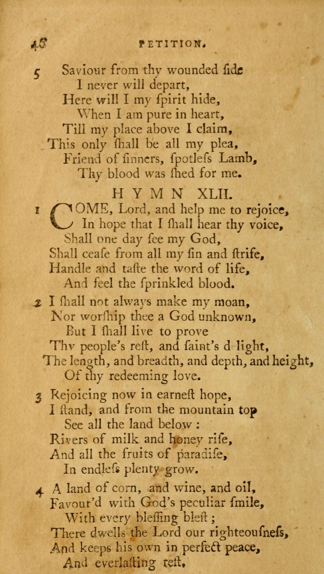 A Pocket hymn book, designed as a constant companion for the pious: collected from various authors page 53