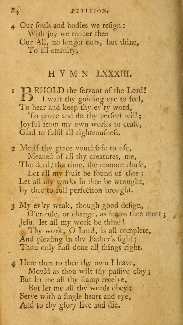 A Pocket hymn book, designed as a constant companion for the pious: collected from various authors page 91