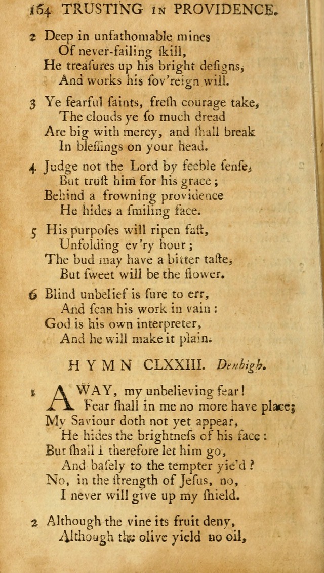 A Pocket hymn-book, designed as a constant companion for the pious: collected from various authors (11th ed.) page 164