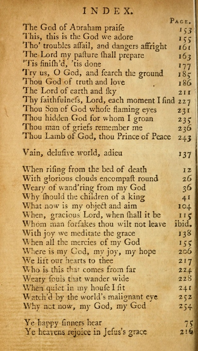 A Pocket hymn-book, designed as a constant companion for the pious: collected from various authors (11th ed.) page 286