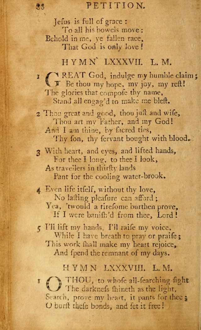 A Pocket hymn-book, designed as a constant companion for the pious: collected from various authors (11th ed.) page 88