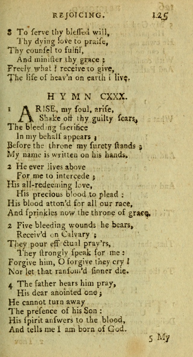 A Pocket Hymn Book: designed as a constant companion for the pious, collected from various authors (9th ed.) page 125