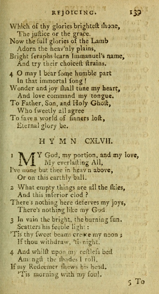 A Pocket Hymn Book: designed as a constant companion for the pious, collected from various authors (9th ed.) page 139