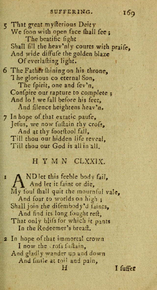 A Pocket Hymn Book: designed as a constant companion for the pious, collected from various authors (9th ed.) page 169