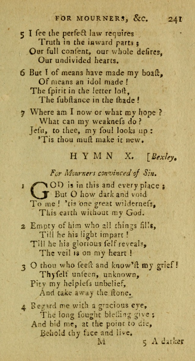A Pocket Hymn Book: designed as a constant companion for the pious, collected from various authors (9th ed.) page 241
