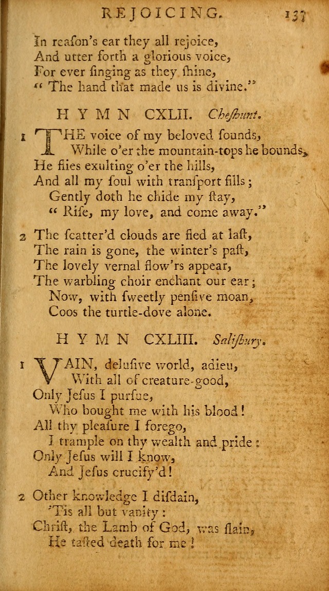A Pocket Hymn-book: designed as a constant companion for the pious, collected from various authors (18th ed.) page 131
