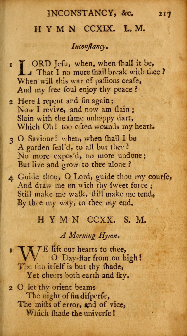A Pocket Hymn-book: designed as a constant companion for the pious, collected from various authors (18th ed.) page 211