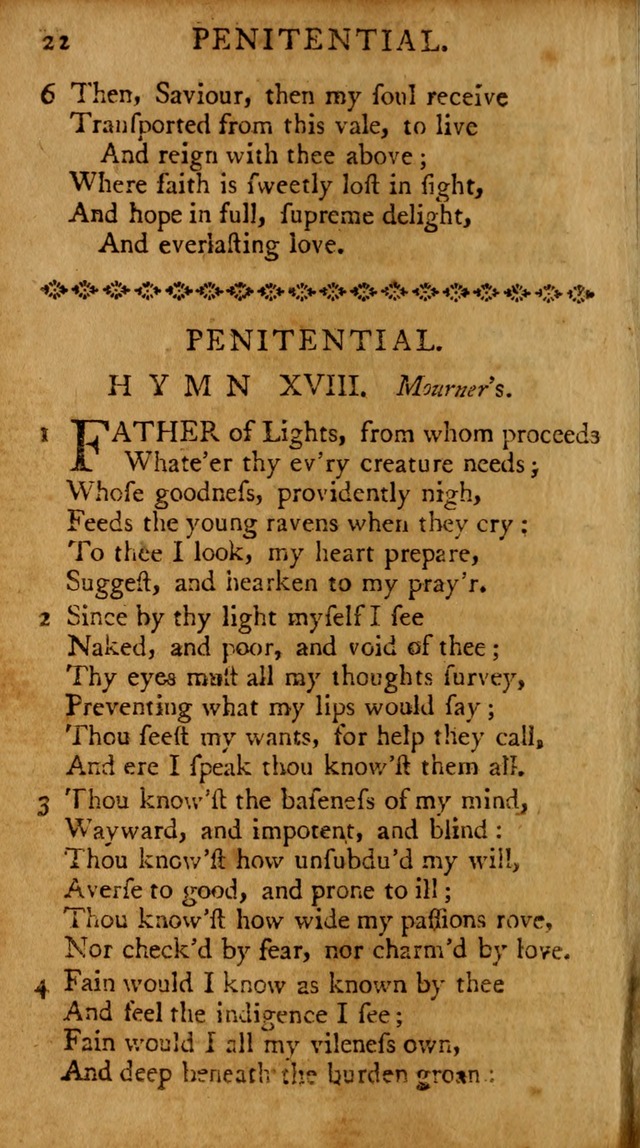 A Pocket Hymn-book: designed as a constant companion for the pious, collected from various authors (18th ed.) page 24