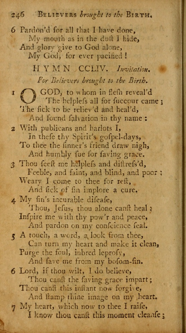 A Pocket Hymn-book: designed as a constant companion for the pious, collected from various authors (18th ed.) page 240