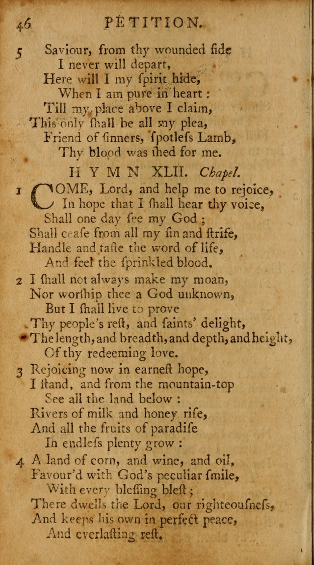 A Pocket Hymn-book: designed as a constant companion for the pious, collected from various authors (18th ed.) page 48