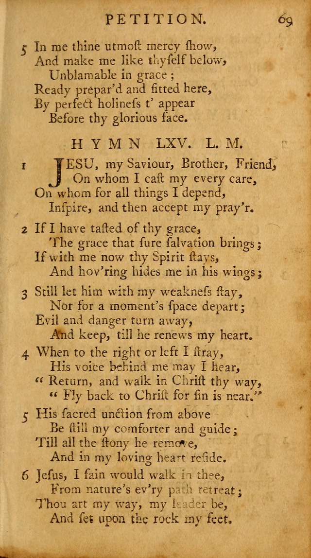 A Pocket Hymn-book: designed as a constant companion for the pious, collected from various authors (18th ed.) page 71