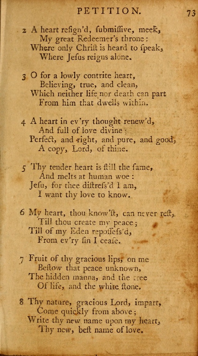 A Pocket Hymn-book: designed as a constant companion for the pious, collected from various authors (18th ed.) page 75