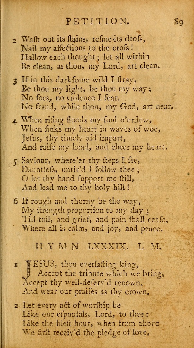 A Pocket Hymn-book: designed as a constant companion for the pious, collected from various authors (18th ed.) page 91