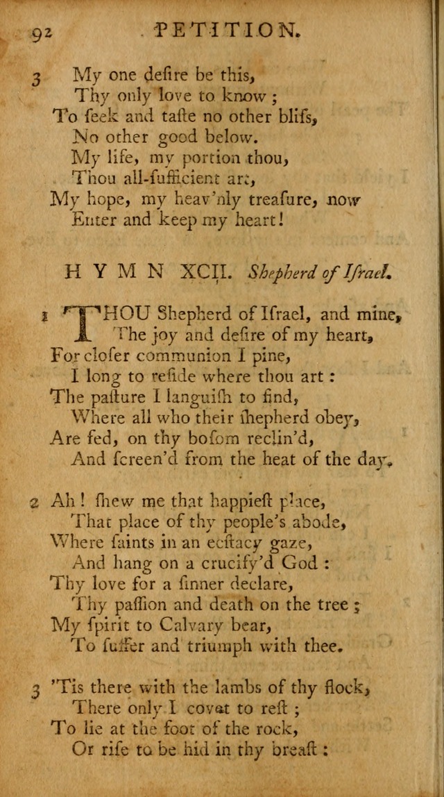 A Pocket Hymn-book: designed as a constant companion for the pious, collected from various authors (18th ed.) page 94