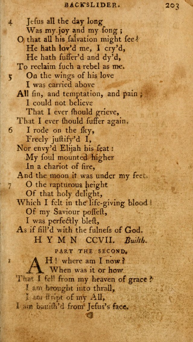 A Pocket Hymn-Book: designed as a constant companion for the pious: collected from various authors. (21st ed.) page 203