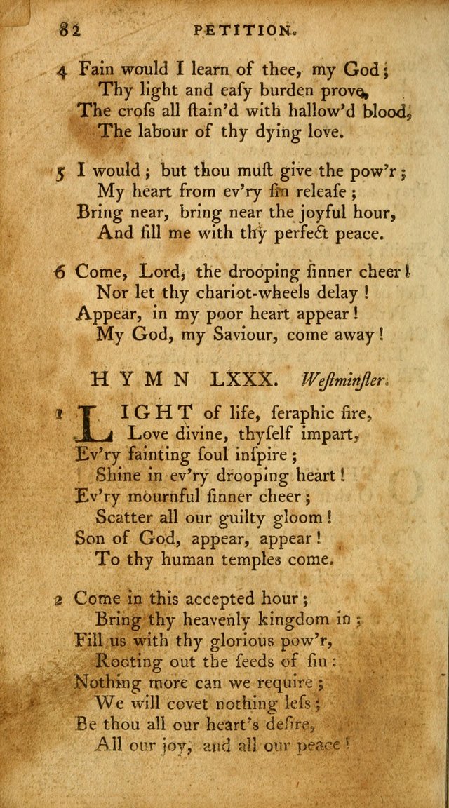 A Pocket Hymn-Book: designed as a constant companion for the pious: collected from various authors. (21st ed.) page 82