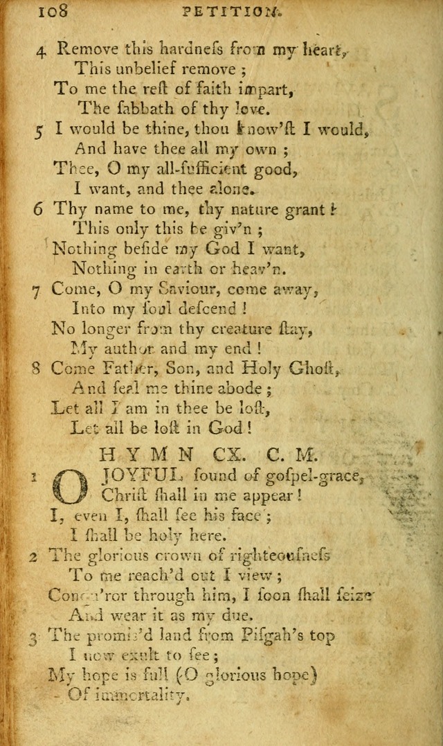 A Pocket hymn-book, designed as a constant companion for the pious: collected from various authors page 121