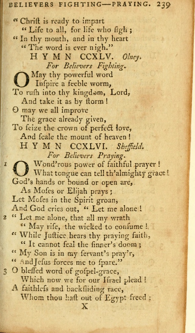 A Pocket hymn-book, designed as a constant companion for the pious: collected from various authors page 254