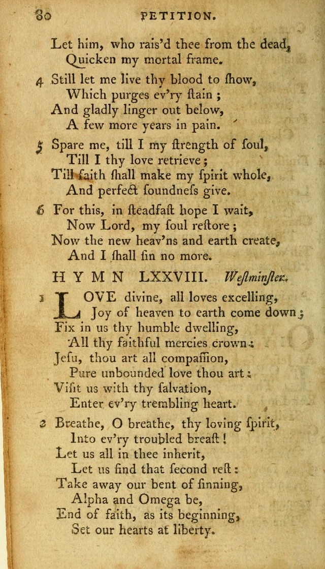 A Pocket hymn-book, designed as a constant companion for the pious: collected from various authors page 93