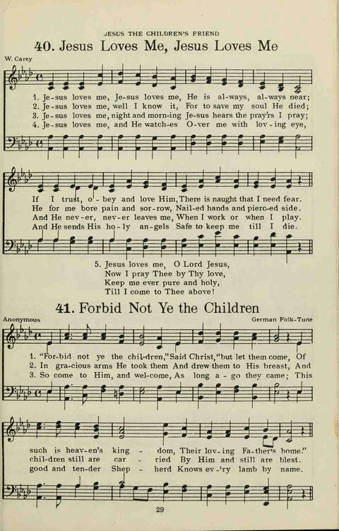 The Primary Hymn Book: Hymns and Songs for Little Children page 23