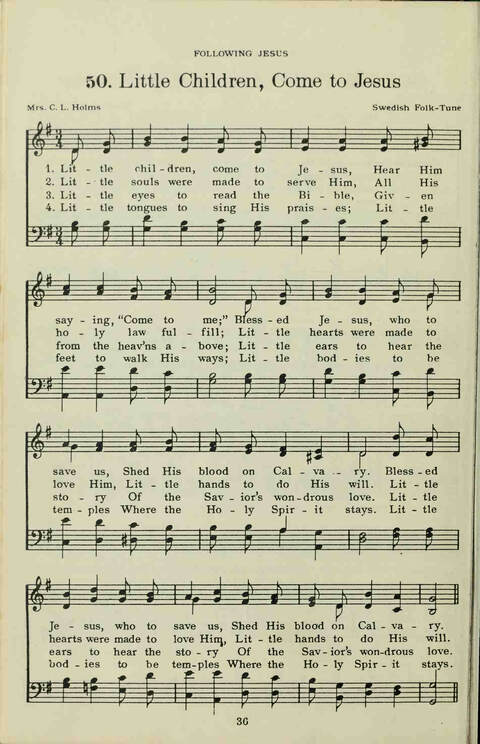 The Primary Hymn Book: Hymns and Songs for Little Children page 30