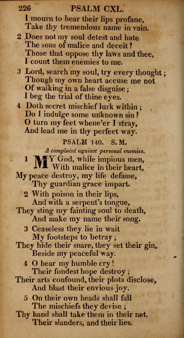 The Psalms and Hymns: with the catechism, confession of faith and liturgy of the Reformed Dutch Church in North America page 226