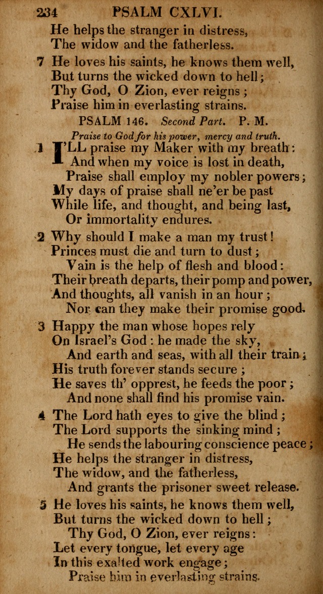 The Psalms and Hymns: with the catechism, confession of faith and liturgy of the Reformed Dutch Church in North America page 234