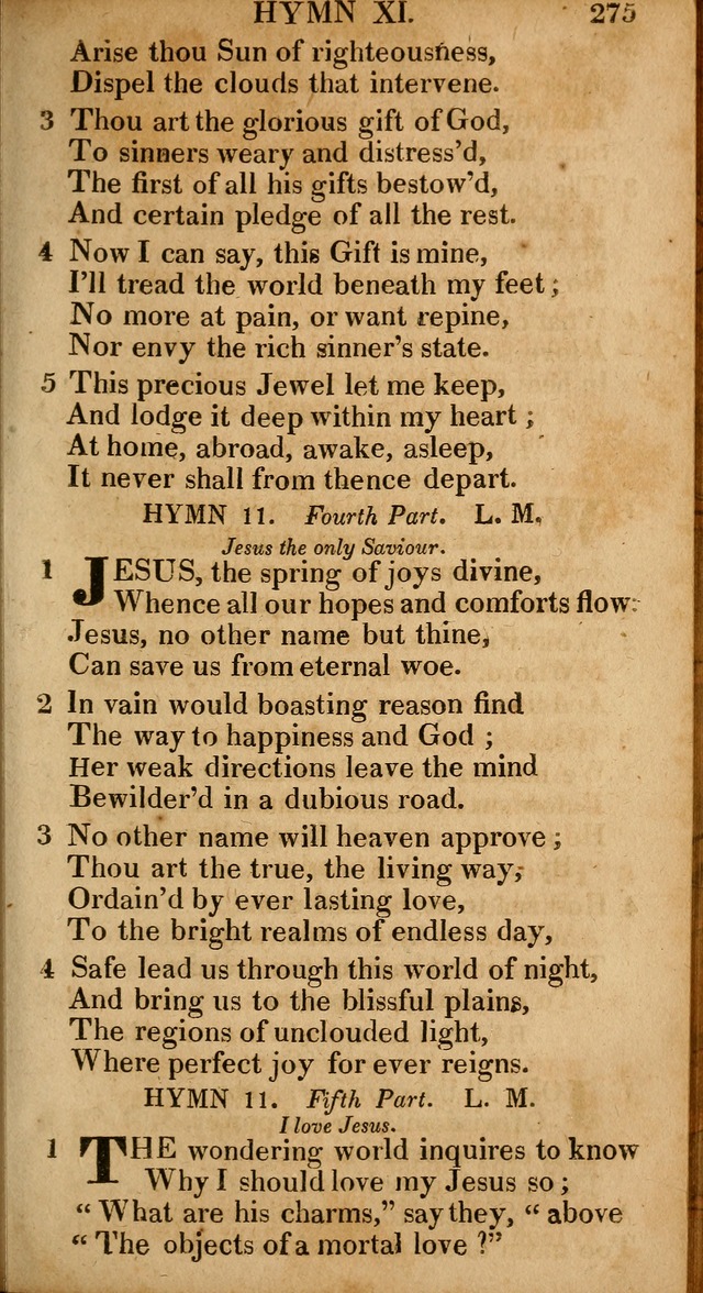 The Psalms and Hymns: with the catechism, confession of faith and liturgy of the Reformed Dutch Church in North America page 275