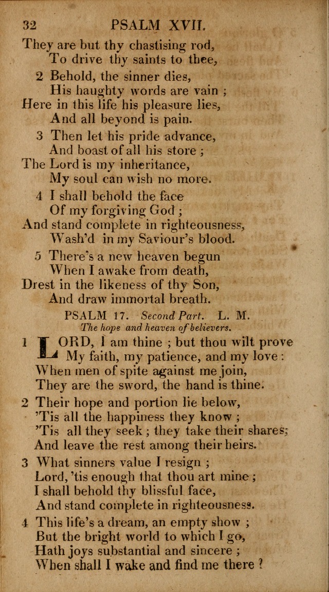 The Psalms and Hymns: with the catechism, confession of faith and liturgy of the Reformed Dutch Church in North America page 32