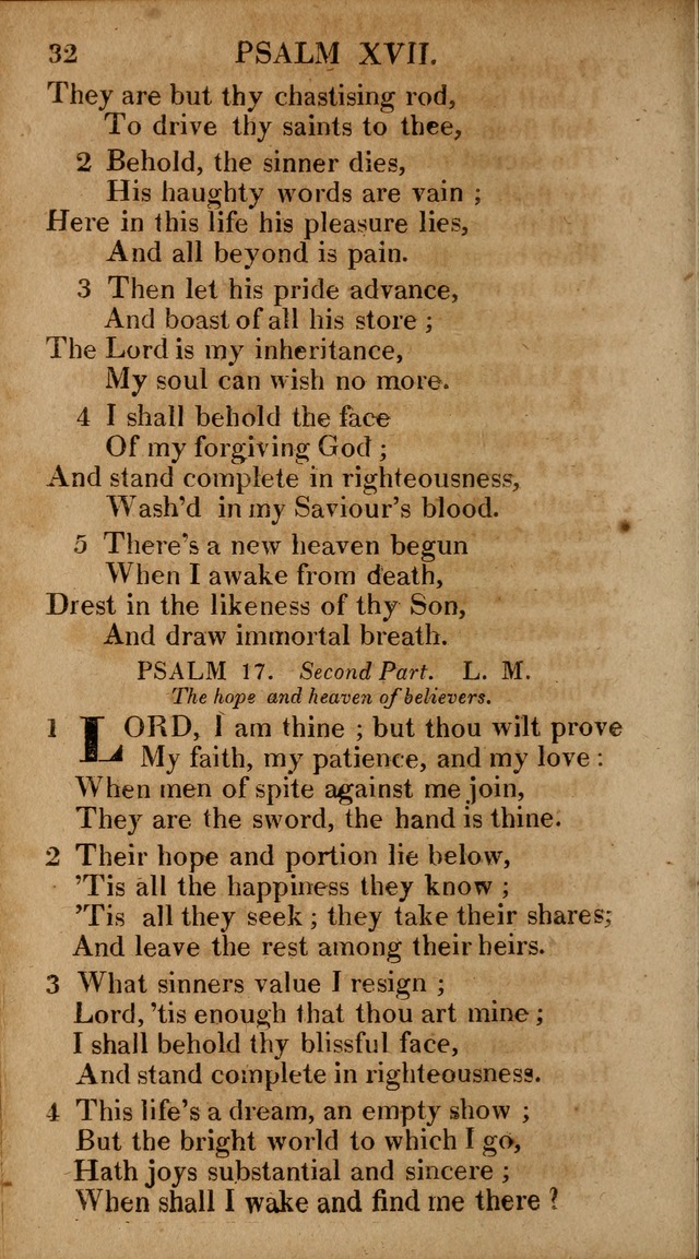 The Psalms and Hymns: with the catechism, confession of faith and liturgy of the Reformed Dutch Church in North America page 32