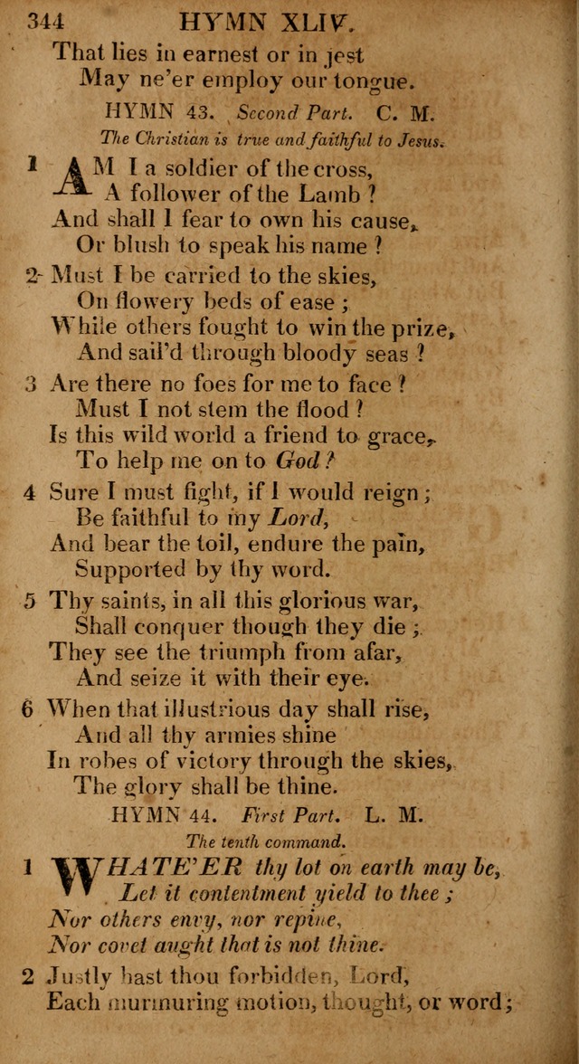 The Psalms and Hymns: with the catechism, confession of faith and liturgy of the Reformed Dutch Church in North America page 344